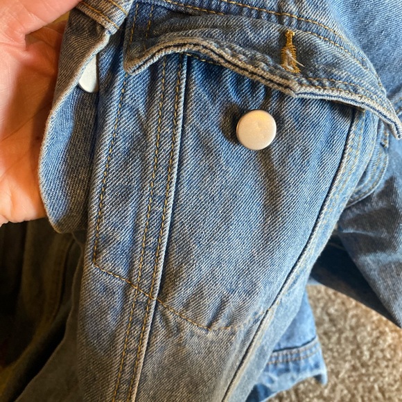 BABYMAMA LIGHT WASH DENIUM JACKET - Picture 8 of 14